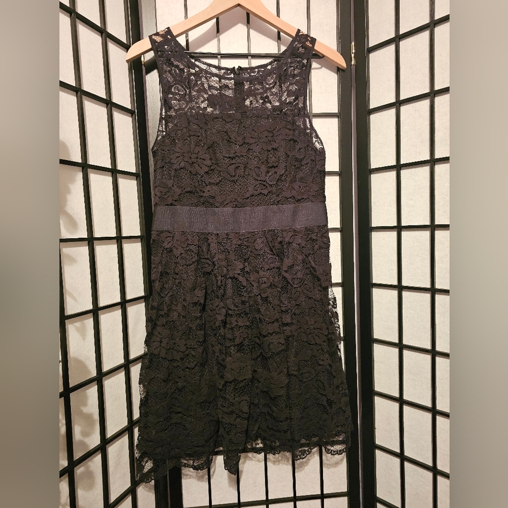 BB Dakota Black Lace Dress‎ Size 8